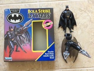 Complete Vintage Bola Strike Batman Kenner Batman Returns Action Figure 1991