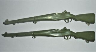 2 Vtg 1960s G I Joe / Stony Smith Rifles / Guns 12 " Doll Military Accessory