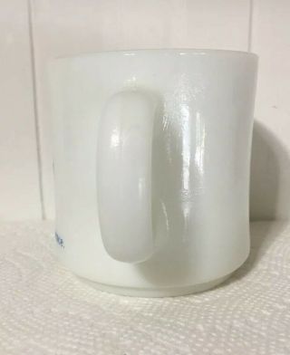 Vintage White Milk Glass Prayer God Grant me Serenity Coffee Mug Planter 3