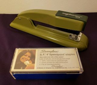 Vintage Swingline Stapler 27 Olive Comes With 5000 Staples