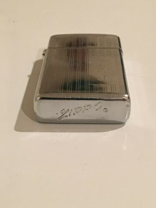 Vintage Zippo Slim Lighter With Chrome Case. 3