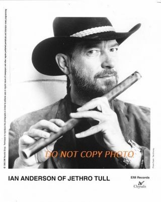 Vintage Ian Anderson Of Jethro Tull Glossy Press Photo 8 X 10 1995