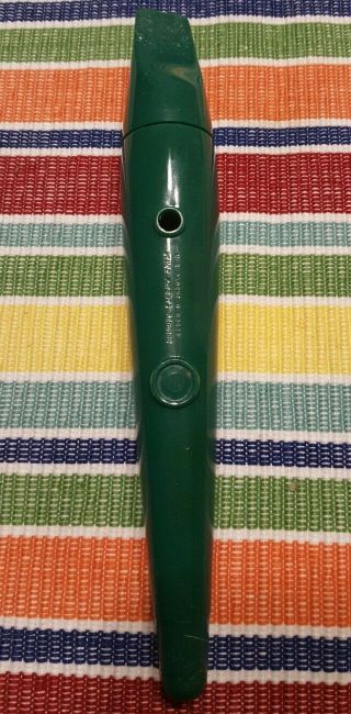 Vintage Musical Instrument Toy Green Plastic SWANSON TONETTE 7.  75 