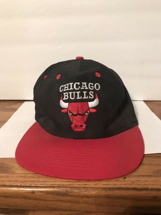 Chicago Bulls Vintage 90s Logo 7 Snapback Hat Cap Nba Basketball