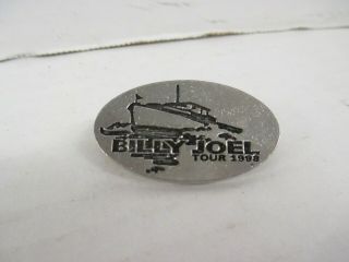 Vtg 1998 Billy Joel Tour Pin Cast Metal Lapel Souvenir Pin Downeaster Alexa Boat