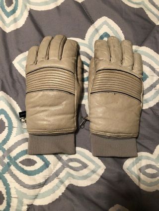 Vintage Gordini Leather Ski Gloves Wmns L