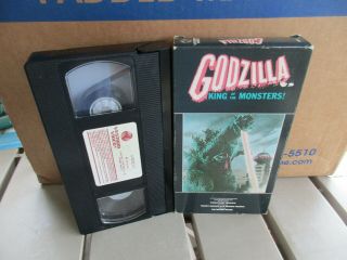 Godzilla King Of The Monsters (1956) Vintage Vhs Vestron