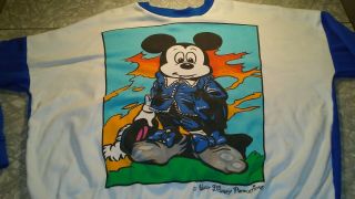 Vintage Mickey Mouse Sweatshirt Walt Disney Productions (sunday Comics) Size.