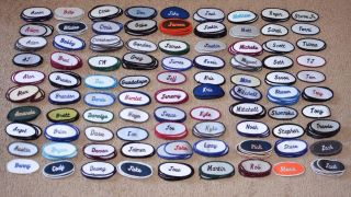 Embroidered Vintage Name Tag Patch Sew - On For Work Shirt Uniform Mechanic Sales