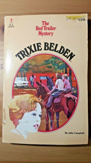Vintage Trixie Belden And The Red Trailer Mystery Book 2 (1977)