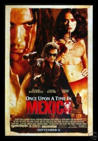 Once Upon A Time In Mexico (2003) Advance Studio Vintage Movie Poster