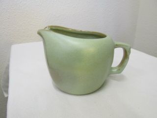 Frankoma Creamer Pitcher Pottery 5 A Prairie Green Vintage 1960 