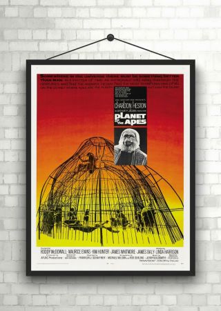 Planet Of The Apes Vintage Movie Poster Art Print Maxi A1 A2 A3 A4