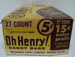 Vintage Oh Henry Box Williamson Candy Company 3