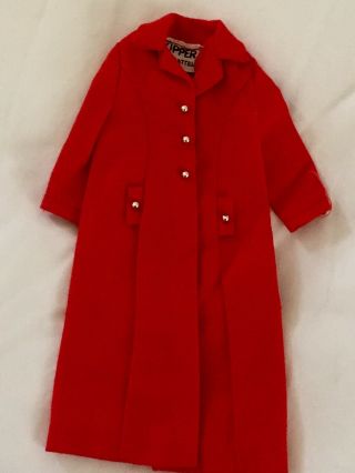 Mattel Skipper Doll Outfit Shift Dress And Red Coat