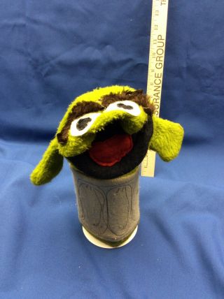 Oscar N The Garbage Can Muppet Puppet 1970s Vintage Sesame Street