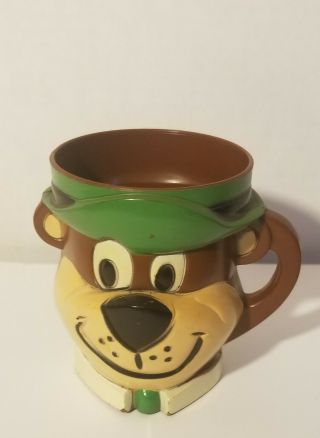 Vintage Yogi Bear F&f Mold Mug Cup Hanna Barbera Productions 1961