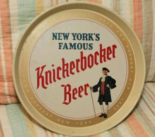 Vintage Ruppert Knickerbocker Beer Tray - York 