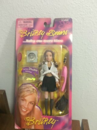 Britney Spears.  Baby One More Time Doll With Stand 2000