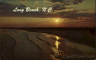 Long Beach Brunswick County North Carolina Chrome Postcard Vintage Post Card