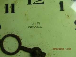 large Vintage Mohertus V.  I.  P Jewel Austria pocket watch for parts/repair 1 2