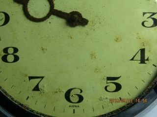 large Vintage Mohertus V.  I.  P Jewel Austria pocket watch for parts/repair 1 3