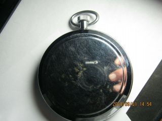 large Vintage Mohertus V.  I.  P Jewel Austria pocket watch for parts/repair 1 5
