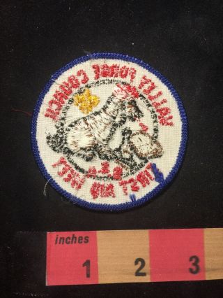 Vtg VALLEY FORGE COUNCIL FIRST AID MEET Boy Scouts Patch C87T 2