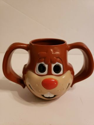 Vintage Nestle Quik Rabbit Mug,  2 - Handle Cup Choc.  Milk Quick Bunny Character