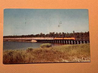 Southern Pacific Sunset Limited Train Rr 1960 1960s Vintage Postcard