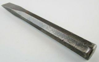 Vintage Dasco Cold Chisel 8  Long 3/4  Beveled End Octagon Steel Striking Tool