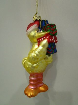Estate Vintage 6 " Glass Big Bird Henson Sesame Street Christmas Tree Ornament