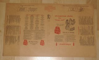 Vintage Coca Cola Paper Advertising School Book Cover Nos Browne 1940