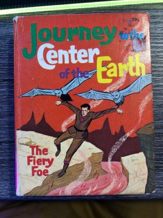 Vintage 1968 68 Journey To The Center Of The Earth The Fiery Foe Big Little Book