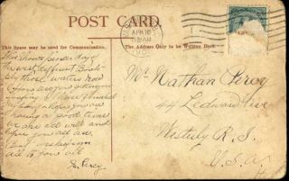1908 S.  S.  Beaver Antique Postcard T.  N.  Hibben & Co.  1C stamp Vintage Post Card 3