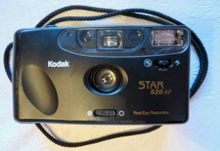 Vintage Kodak Star 520 Af 35mm Film Flash Camera