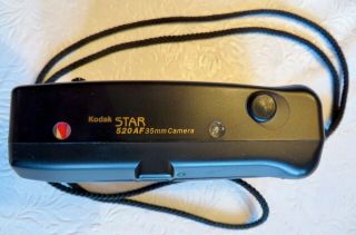 Vintage KODAK STAR 520 AF 35mm Film Flash Camera 3