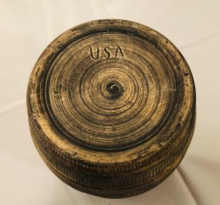 Vintage 6” Brown Ceramic Beer Barrel/Keg,  USA 4