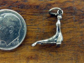 Vintage Sterling Silver Seal Sea Lion Balancing Ball Pendant 3d Bracelet Charm