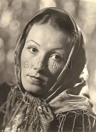 Org Vintage German 1930s - 40s Actress Pinup Rppc - Movie Star - Brigitte Horney