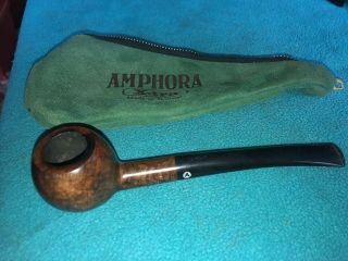 Vintage Amphora X - Tra 721 Briar Pipe Holland With Case