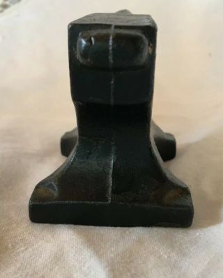 Vintage Miniature Cast Iron Blacksmithing Tools Anvil & Hammer 2 Piece Set 4
