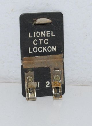 Lionel Trains Ctc Lock On For Your Three Rail Tubular Track Vintage Power To Trk