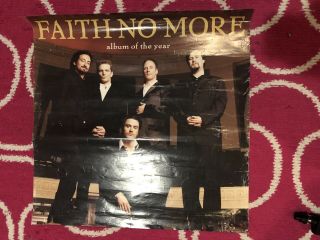 Faith No More Vintage Album Of The Year Promotional Poster 24 X 24