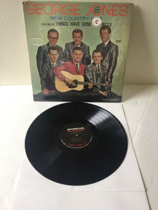 Vintage Vinyl,  1965 George Jones & The Jones Boys - " Country Hits " Lp,  Love Bug