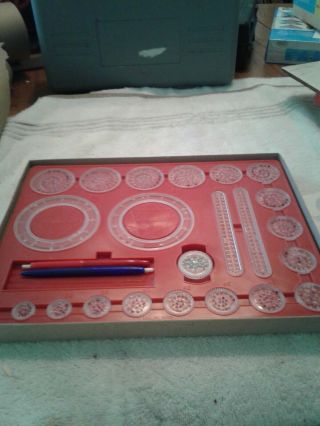 Vintage Kenner ' s Spirograph 401 With Red Tray 3