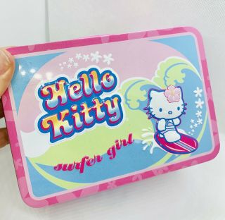 Vintage Hello Kitty Sanrio Mini Tin Lunch Box Hawaiian 2005