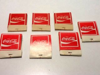 1 Vintage Coca Cola Match Book Pack " Coke Adds Life To Everything "