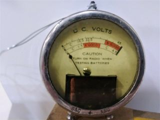 Vintage Handheld D.  C.  Volt Radio Battery Tester