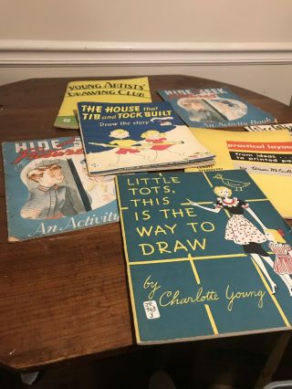 Vintage How To Draw Books For Kids Activity Books